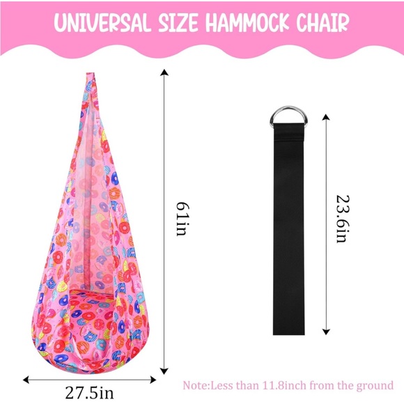 Kids Donut Pod Swing Chair/Seat - Picture 3 of 4